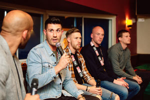 The four players answered questions from Matt Murray