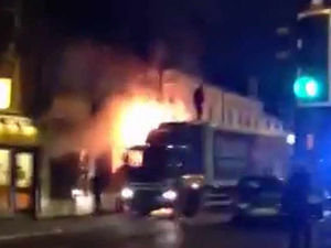 Supporting image for story: Arson arrest over fire which left mother and son critically ill