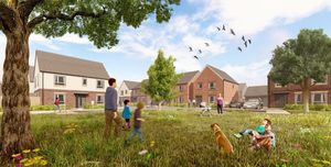 An artist\'s impression of the development off Windmill View in Shifnal. Picture: Marrons/Taylor Wimpey