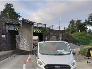 Supporting image for story: Shrewsbury to Wales trains disrupted as lorry trailer hits bridge