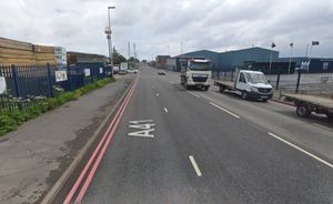 Birmingham Road, near The Hawthorns, near to where the incident took place