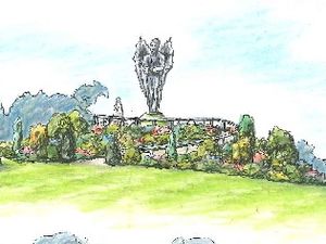 Supporting image for story: Oswestry-made Knife Angel sculpture will be displayed in Shropshire after tour