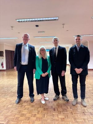 Allison, Cllr Sean Bagguley, Cllr Alec Sandiford Chairman James Roy. With permission for all LDRS partners