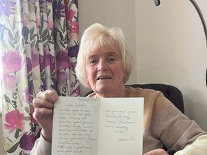 Supporting image for story: Great-grandmother has received a Christmas card from German pen pal for 76 years