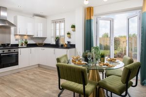 Barratt Homes' Maidstone style home kitchen dining room