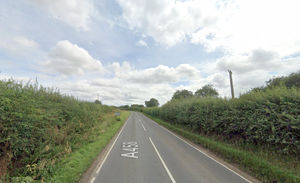 The crash happened on the A458 in Much Wenlock. Photo: Google 