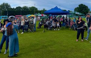 Crowds enjoying last year’s Food and Music Festival at Stourport Cricket Club