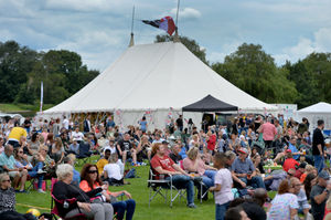 Black Country day is celebrated at Dudley Council's Black Country Musicom in the setting of Himley Hall