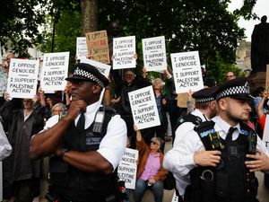 Supporting image for story: Five members of group supporting Palestine Action ‘arrested in police raids’