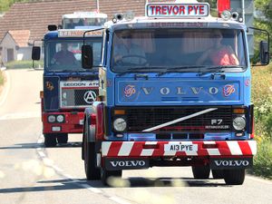Supporting image for story: In photos: Convoy of classic lorries hits the road for scenic tour of coastal towns and villages