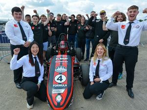 Supporting image for story: Staffordshire students race to second position in formula event
