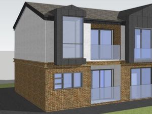 Supporting image for story: Riverside location, balconies and big glass windows - new Bridgnorth social housing plans revealed