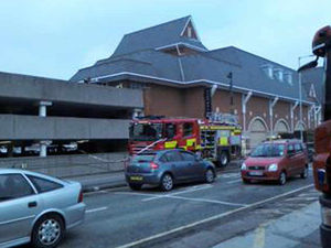Supporting image for story: Debenhams fire closes busy Lichfield road