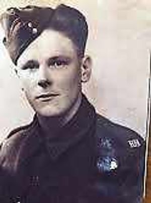 Walter Carr during his days in the army