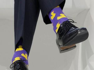 Supporting image for story: Justin Trudeau’s sock game was stronger than ever at Davos