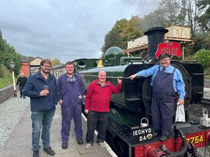 The service will steam powered - Iain, Tim, Nick and Charlie promise a warm welcome.