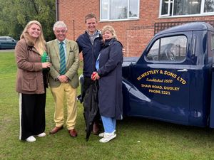 Westley Group chairman Tom Westley Snr, centre, with son Tom Westley Jnr, wife Sharon Westley, right, and daughter Emma Westley, left.