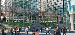 Artist's impression of Snow Hill station in the wake of the £600m masterplan to revamp Birmingham's business district