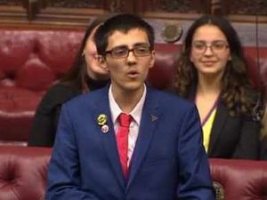 Supporting image for story: Budding Bushbury politician finds his voice on national stage