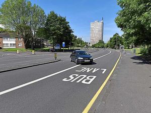 Supporting image for story: Controversial Wolverhampton bus lane camera is moved