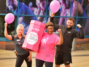 Supporting image for story: Pauline promotes fitness to help breast cancer charities