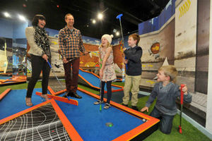 Merry Hill Centre for weekend fashion spread for Emily Bridgwater. Mom: Caroline Painter 39, Dad: Dave Painter 45, Kids: Eve Painter 8, and boys Jude Painter 10 and Jesse Painter 5 from Wombourne. In clothes from Marks 7 Spencers