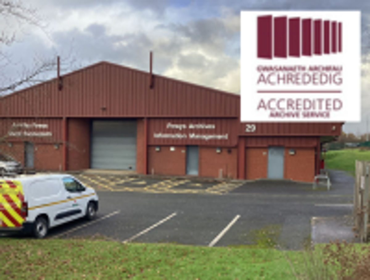 Powys Archives has been awarded UK Archive Service Accreditation status for the first time