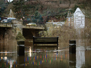 Supporting image for story: Charity river event postponed as Ironbridge flood barriers go up