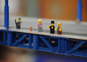 Part of the record breaking bridge