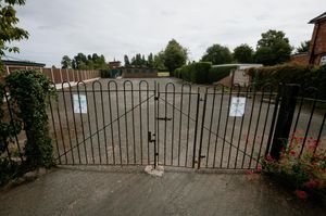 The closed car park at Bowring District Park