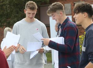 Supporting image for story: A-Levels results day: Celebrations and congratulations as students get their rewards