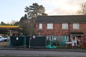 The scene has been covered up. 