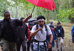 At the start of the challenge. Picture: Krisography