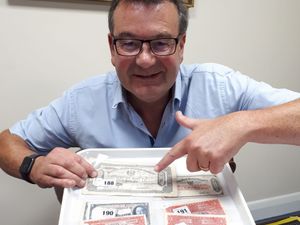 Supporting image for story: Rare banknotes sell for thousands at Lichfield auction