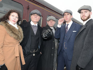 Supporting image for story: A blinder of a day out for Peaky fans in Chasewater Railway visit
