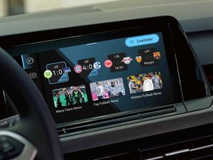 Supporting image for story: Volkswagen Golf owners can now get live football updates to their car’s infotainment