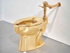 Supporting image for story: Ripley’s ‘flush with excitement’ after buying gold toilet worth £9.3m