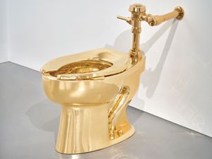 Supporting image for story: Ripley’s ‘flush with excitement’ after buying gold toilet worth £9.3m