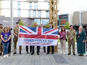 Supporting image for story: 'Honoured' - Telford MP and council unite in flag-raising ceremony to mark Armed Forces Day 2025