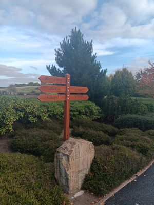 Signage at the revamped Hammerwich Crematorium and Cemetery