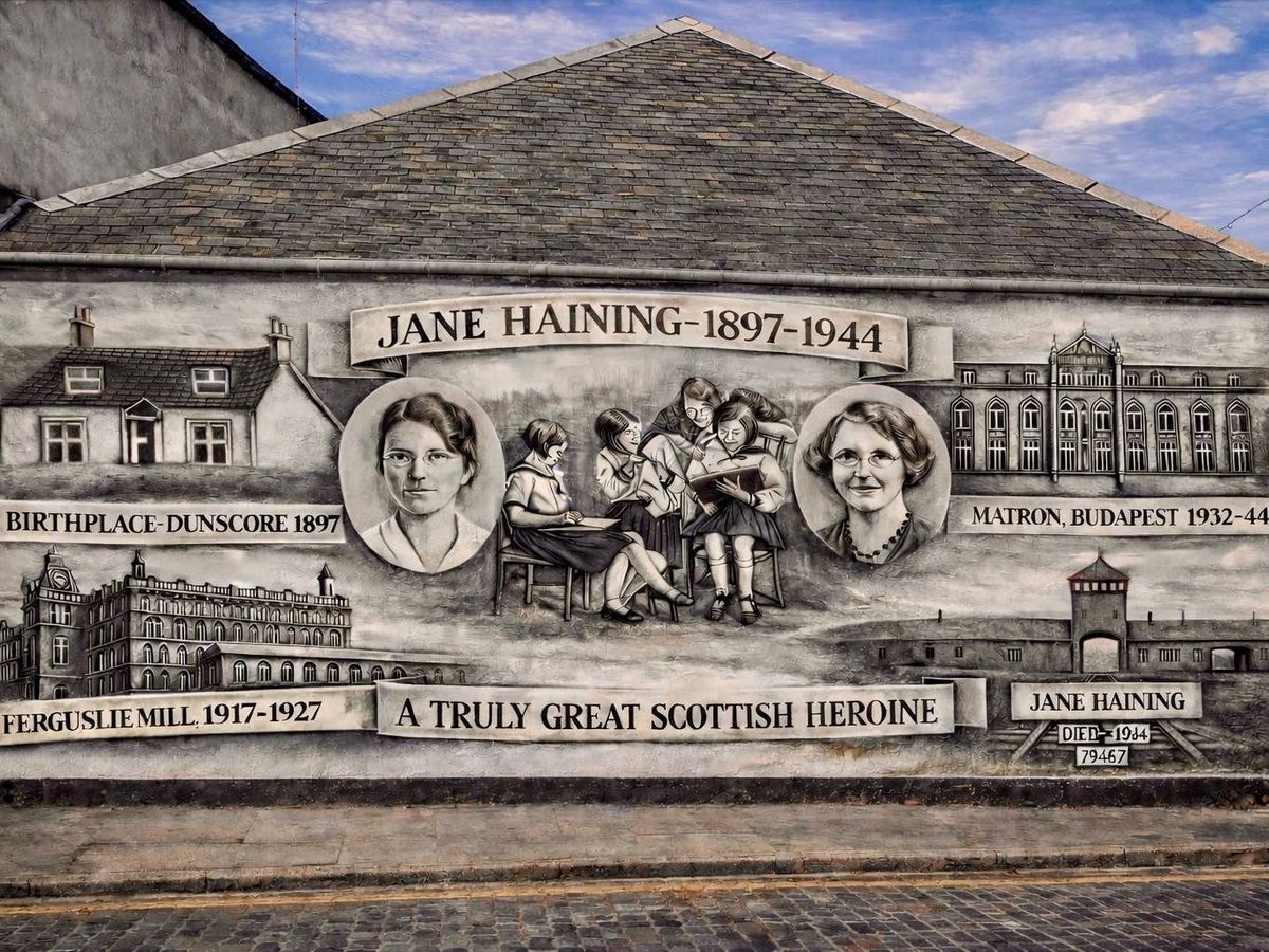 Artwork for mural dedicated to Scot who cared for Jewish girls unveiled