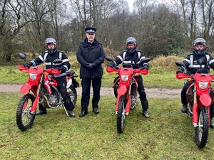 Supporting image for story: Staffordshire Police using off-road motorbikes to catch lout riders