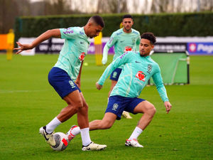 Supporting image for story: Gallery: Aston Villa and Wolves' Brazil stars in training ahead of England clash
