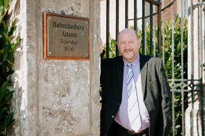 Don Fear at Haberdashers' Adams Grammar School in Newport