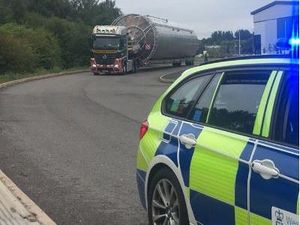 Supporting image for story: M54 drivers thanked for patience after long loads delivered to Telford wheelie bin firm