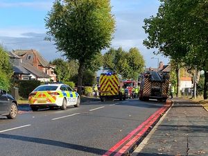 Supporting image for story: Woman injured after two-car crash near Oldbury school