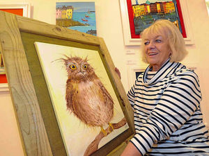 Supporting image for story: Artist Jennifer rises to big challenge for Shropshire exhibition