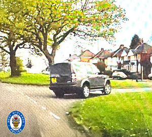 The driver of a stolen Land Rover was pursued in Weoley Castle minutes after the car was stolen in Edgbaston.