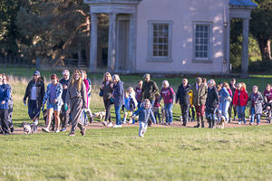 Hundreds of people took part in the Walk to Remember event