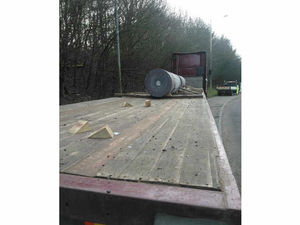 Supporting image for story: Lorry carrying heavy metal sheds load in Halesowen